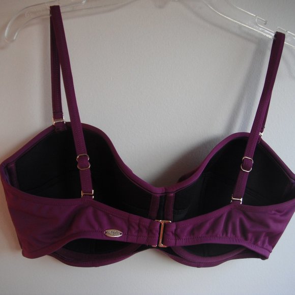 Sunset Separates Bikini Top 36C Underwire Purple - Picture 3 of 6